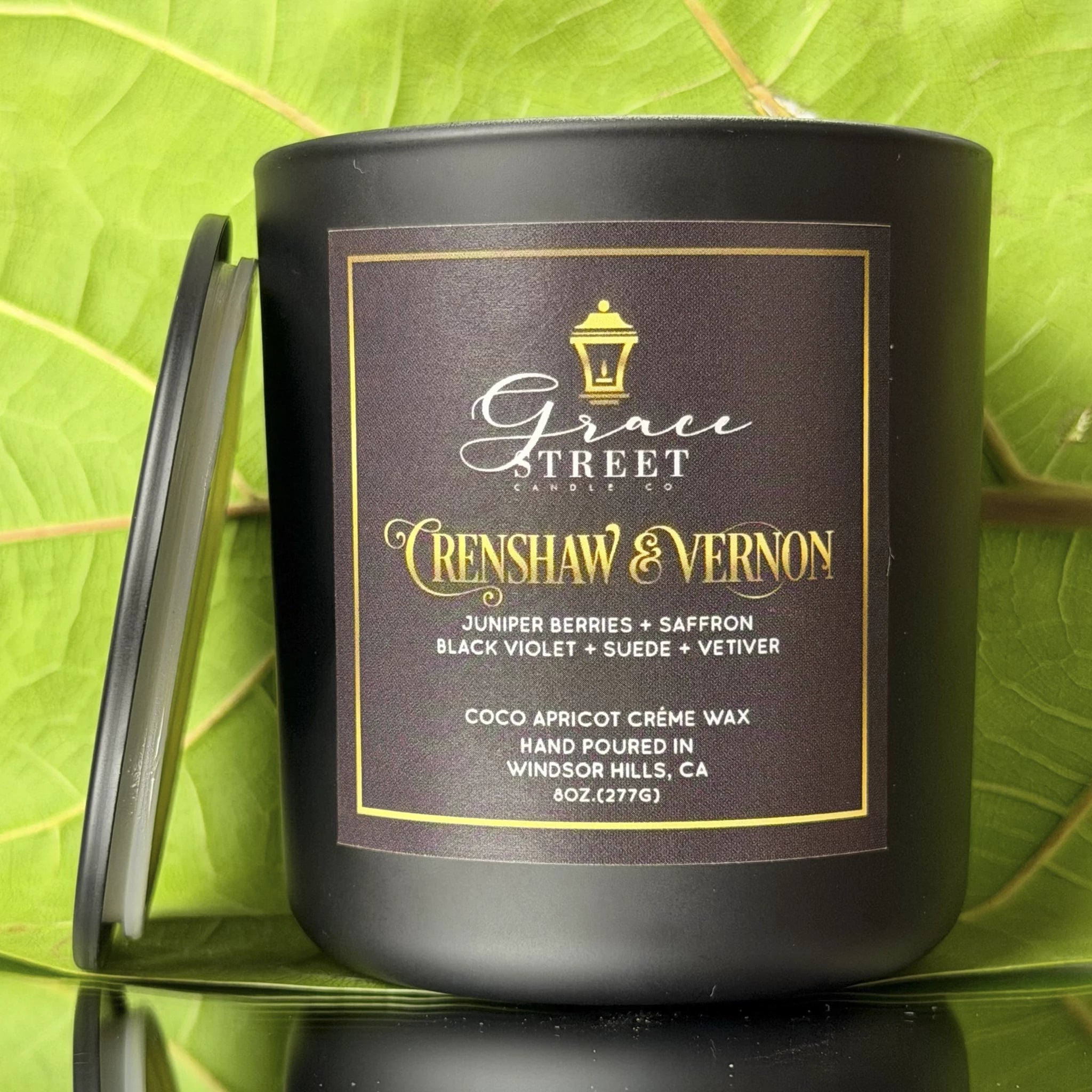 Crenshaw & Vernon Luxury Metal Lid Candle-8oz
