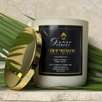 Due Season Luxury Gold Lid Candle- 12oz