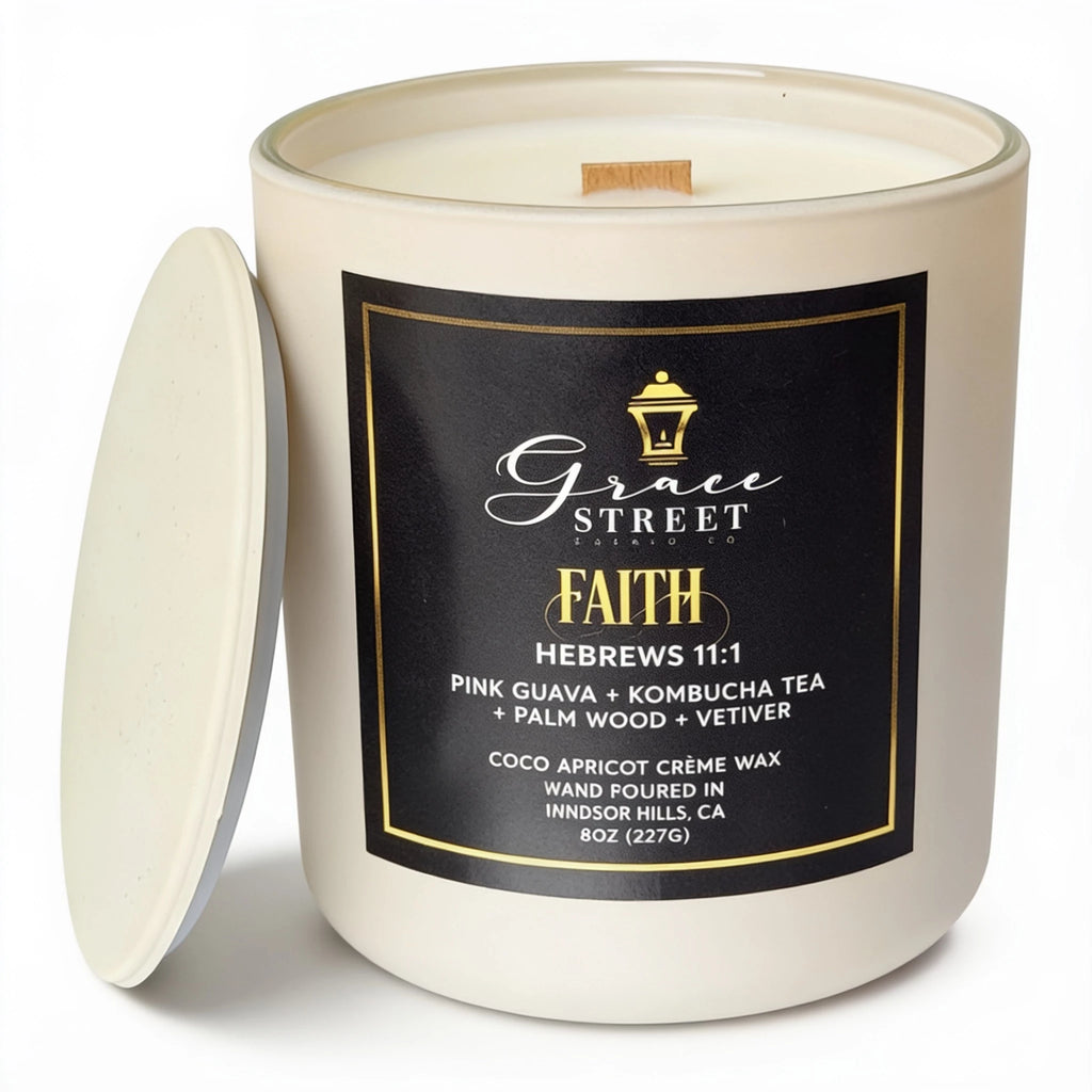 Faith | 8 oz. Luxury Candle w/ Metal Lid