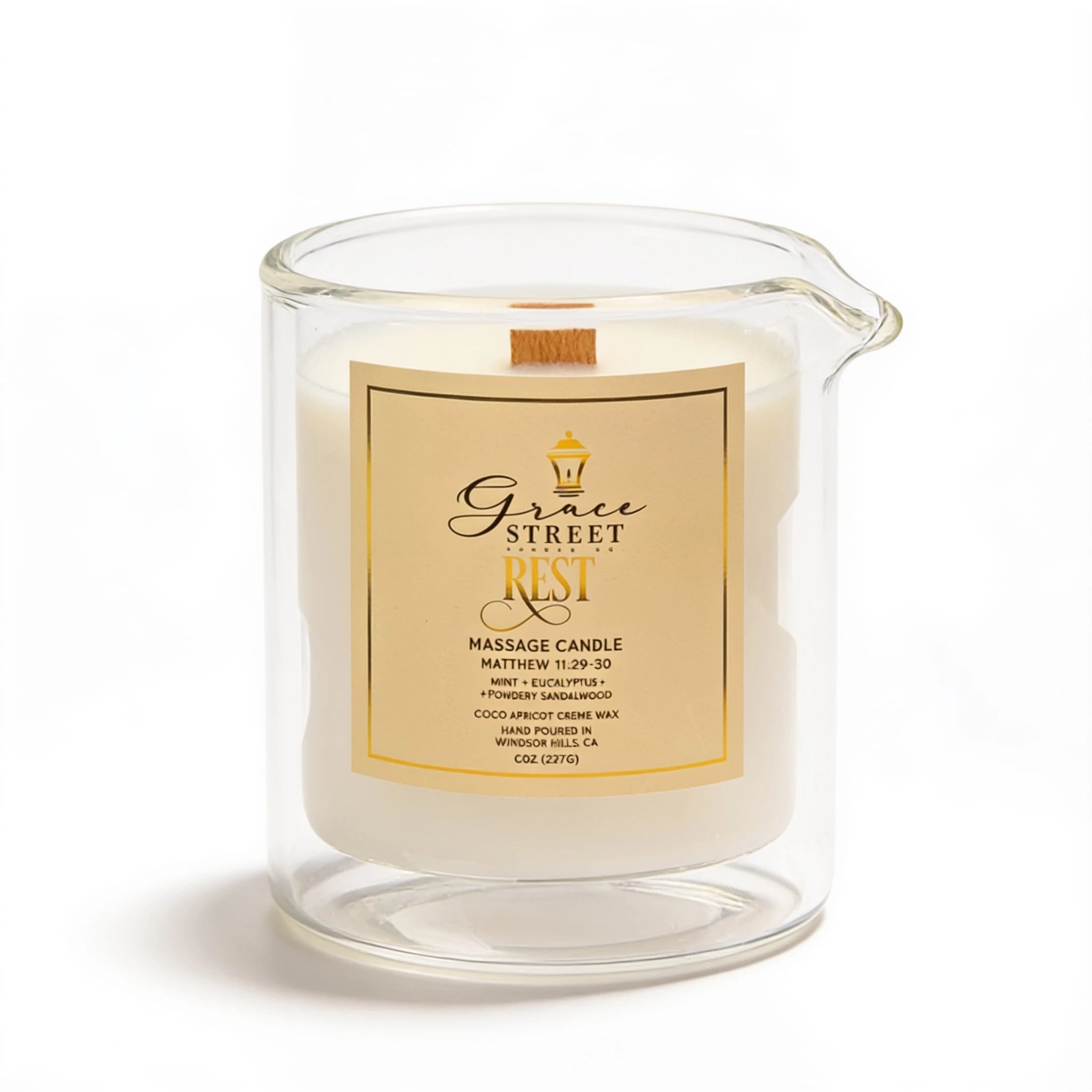 Rest Luxury Massage Candle