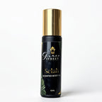 A 10ml bottle of Grace Street Selah Scented Body Oil on a clean white background. The bottle is black with a shiny gold cap and features the Grace Street brand logo and the product name 'Selah' in gold lettering.
