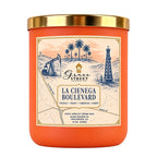 La Cienega Boulevard | 12 oz. Luxury Candle with Gold Lid