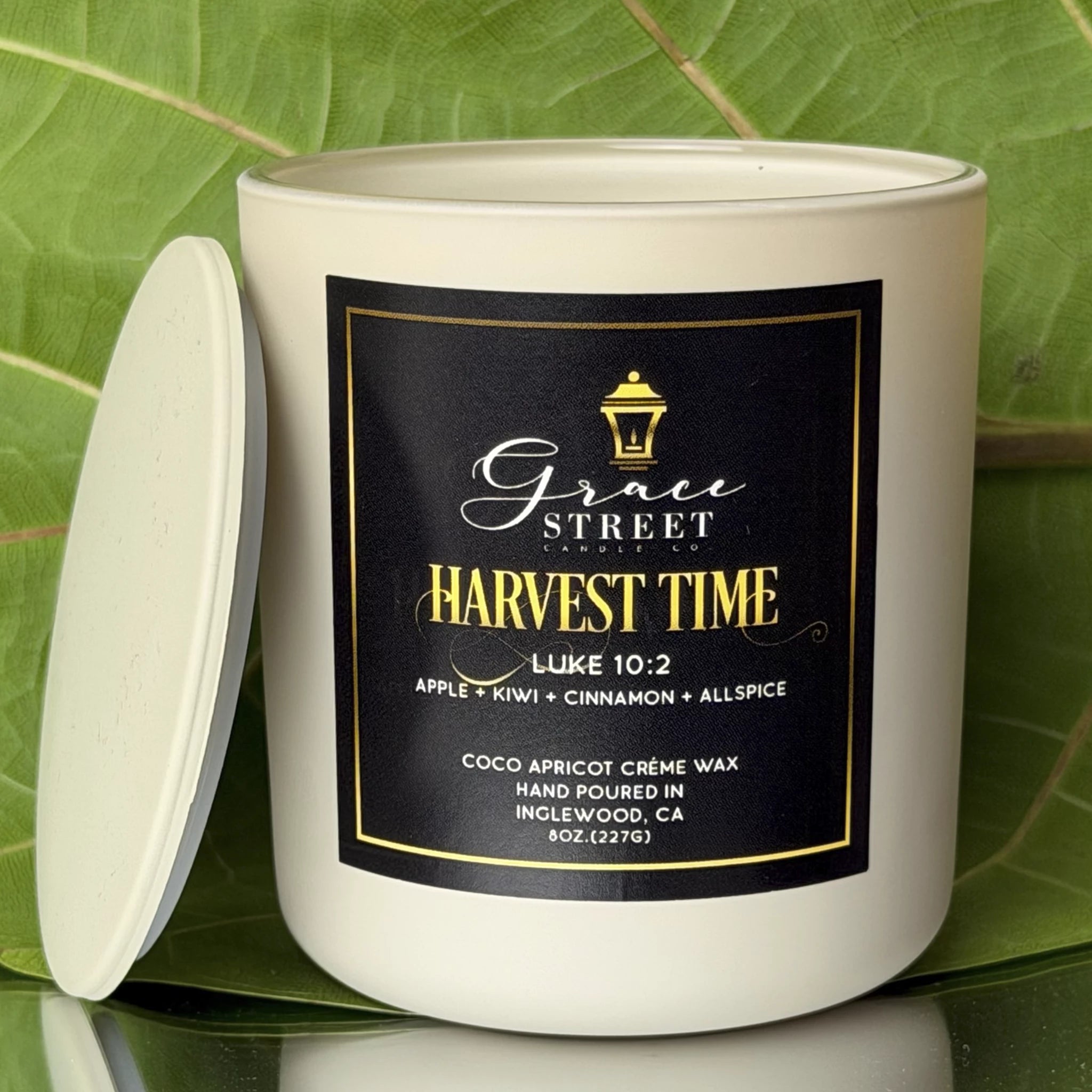 Harvest Time Apple Metal Lid Luxury Candle- 8oz