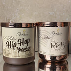I Bless Hip Hop Rose Gold Lid Luxury Candle-12 oz