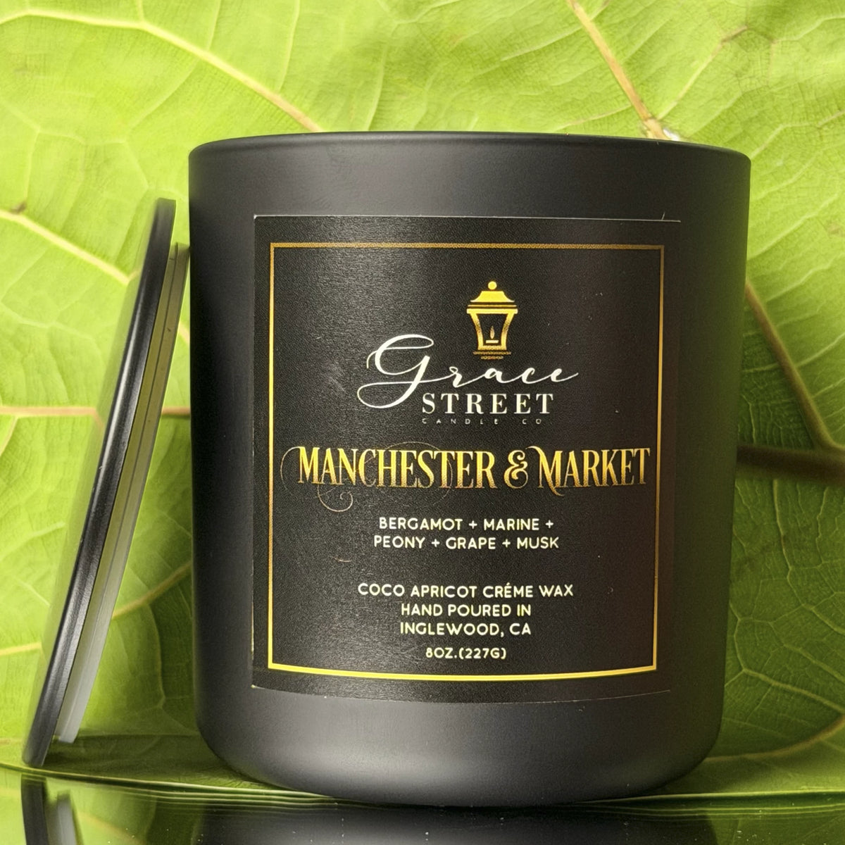 Manchester & Market Metal Lid Luxury Candle-8 oz