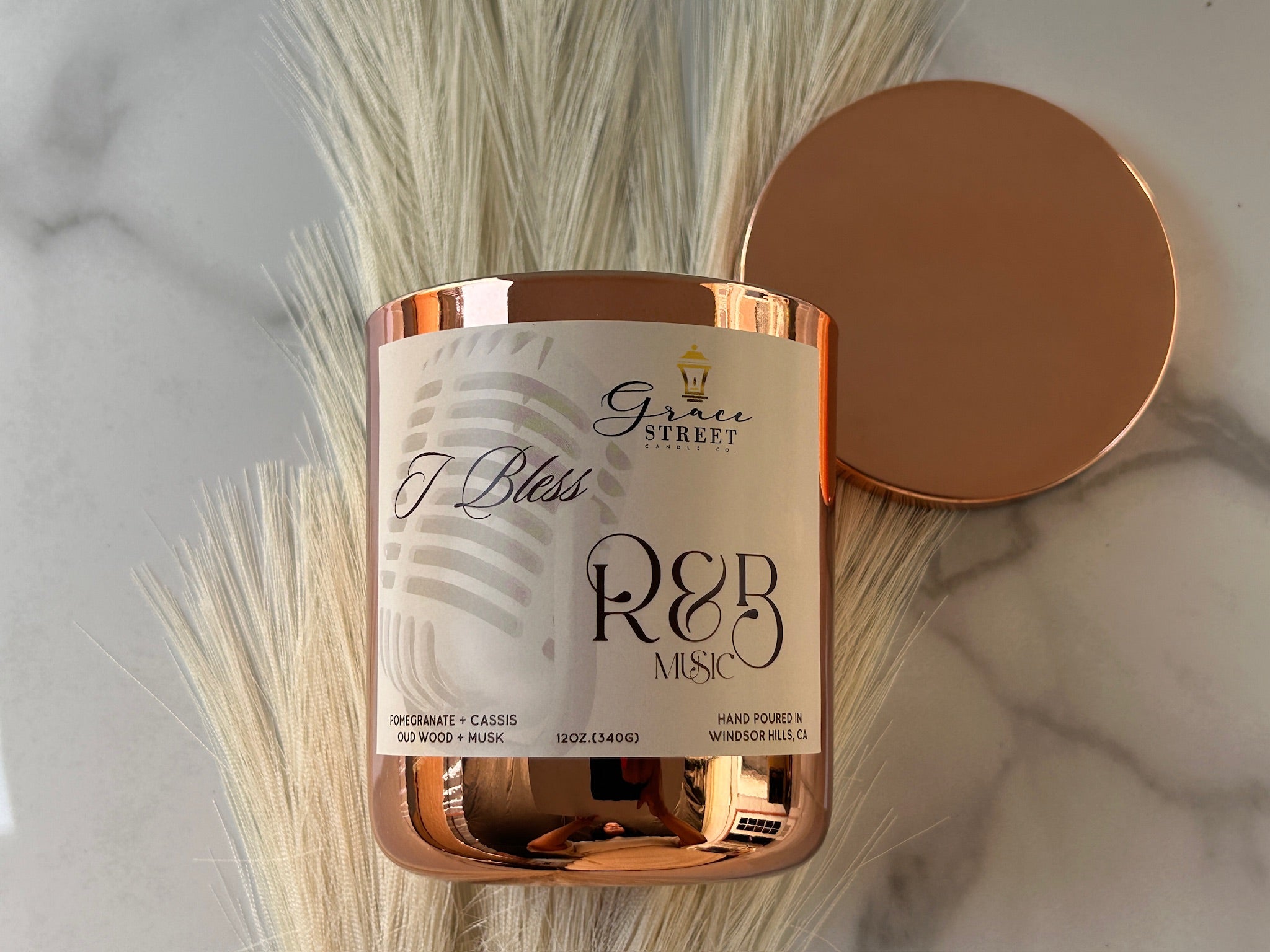 I Bless R&B Music Candle