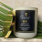 Rest | 12 oz. Luxury Candle w/ Gold Lid