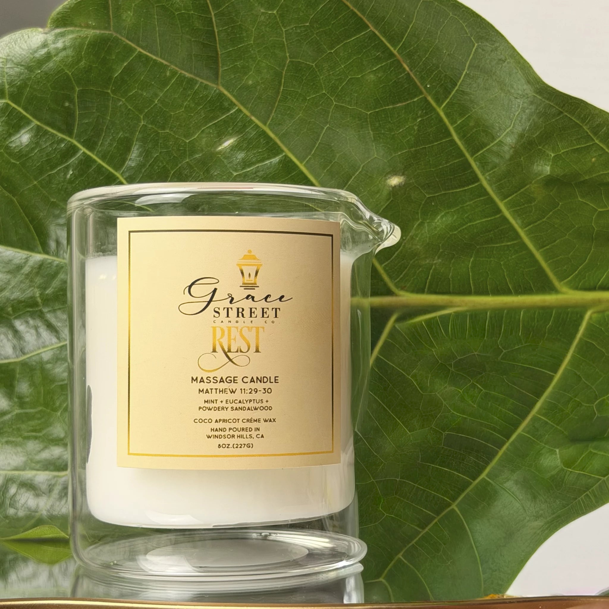 Rest Luxury Massage Candle