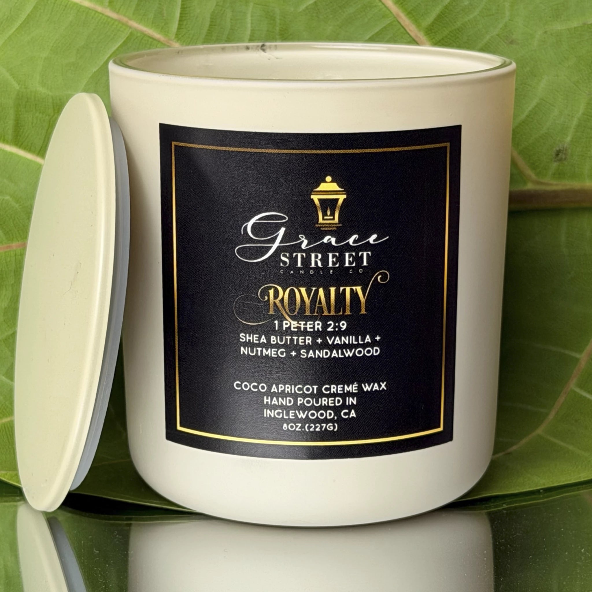 Royalty Vanilla Shea Butter Luxury Candle- 8 oz