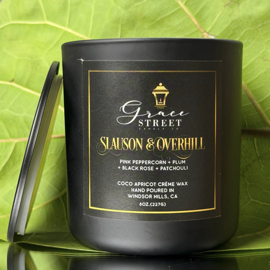 Slauson & Overhill Metal Lid Luxury Candle-8 oz