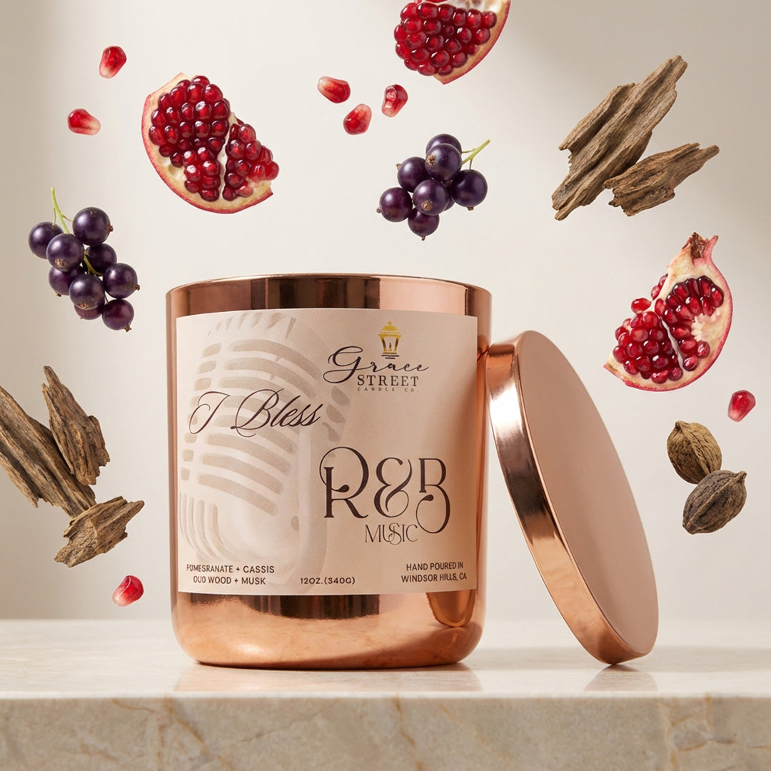 I Bless R&B Music Candle