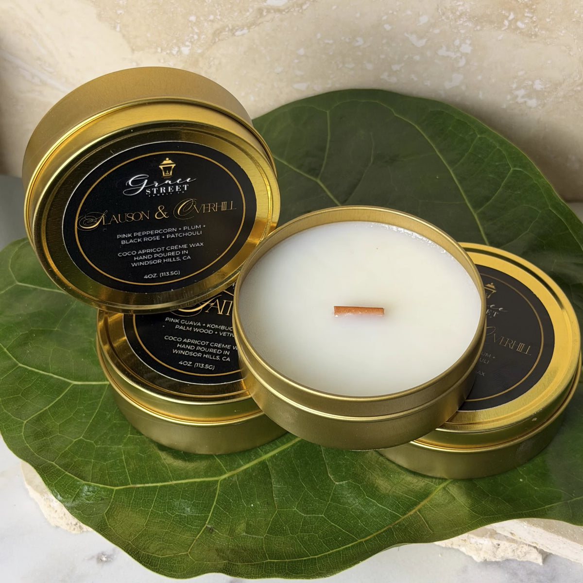 Slauson & Overhill Luxury Travel Tin Candle (4oz)